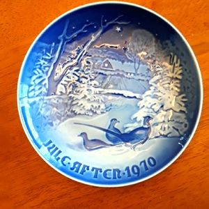 Bing and grondahl designer plate 1970